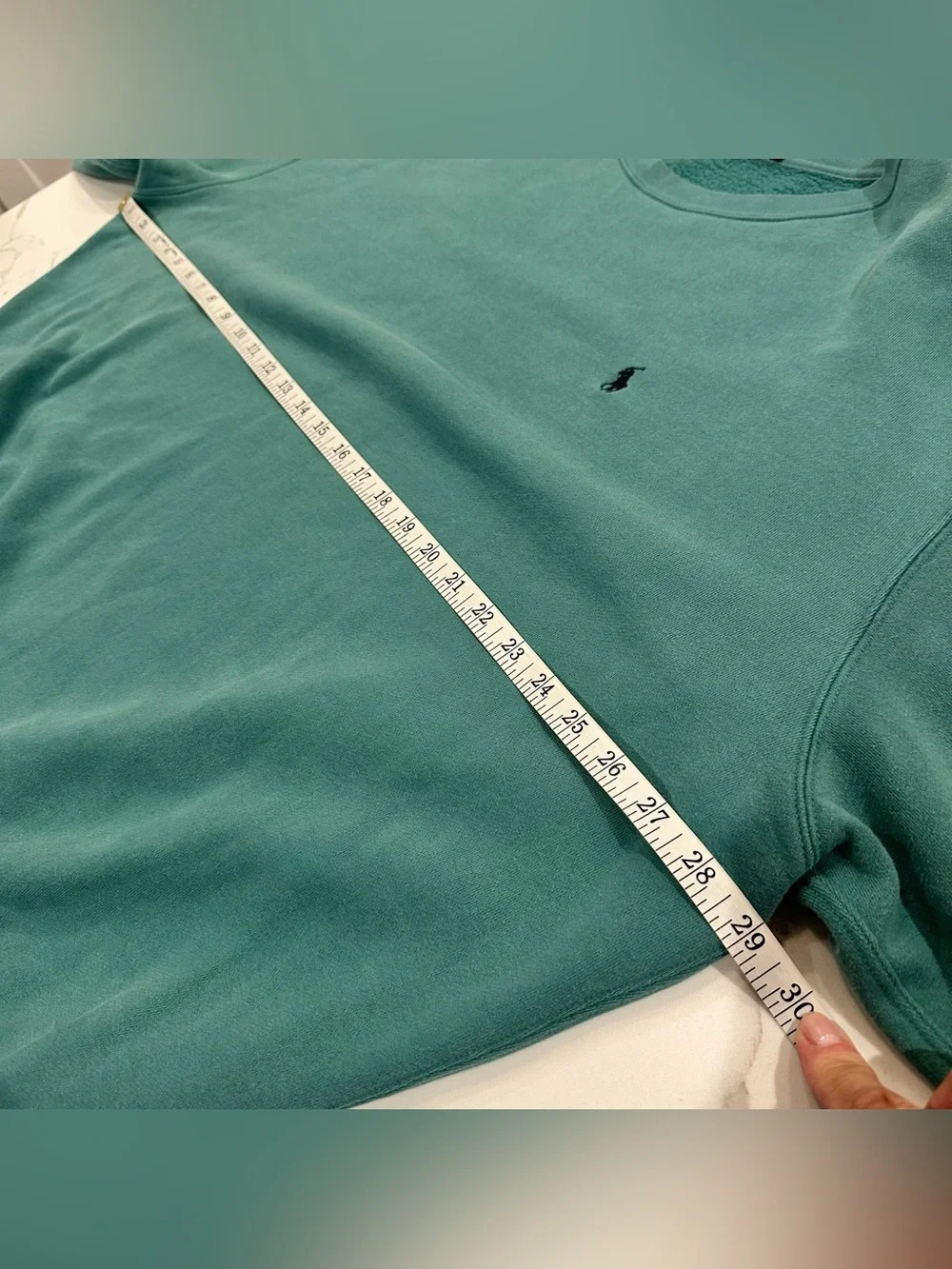 Ralph Lauren Men's Teal Crewneck Sweater